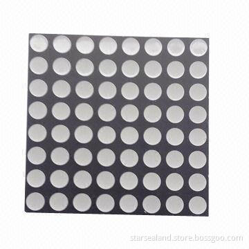 2.3-inch Red Color 8x8 Dot-matrix Displays with White Diffused Dot